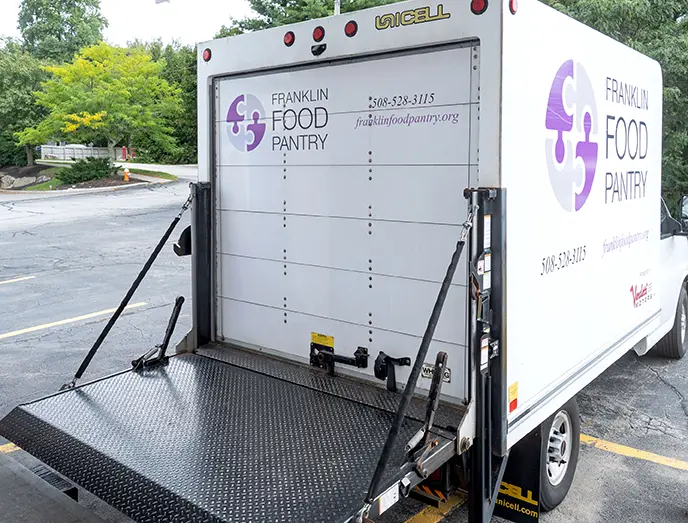 Franklin Food Pantry, truck