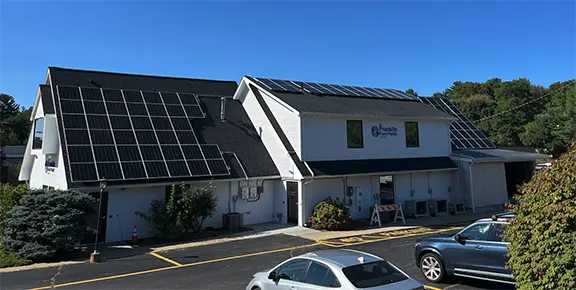 Franklin Food Pantry solar panels